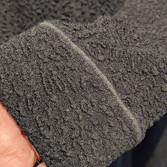 Eva Varro Barcelona Open-Front Jacket Black, size L EUC - Picture 5 of 6